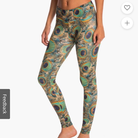🦚SALE* Onzie Peacock Leggings - Picture 2 of 9